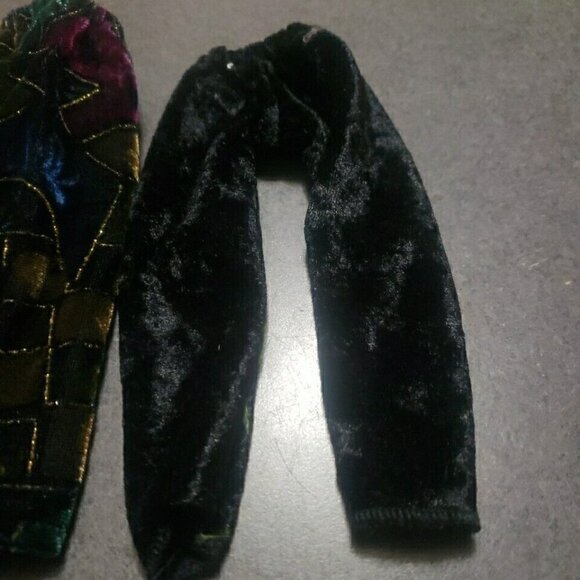 Vintage Doll barbie Clothes Velvet Pants 2 Pr - Picture 3 of 5